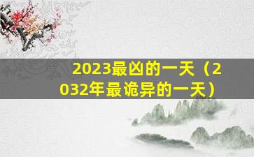 2023最凶的一天（2032年最诡异的一天）