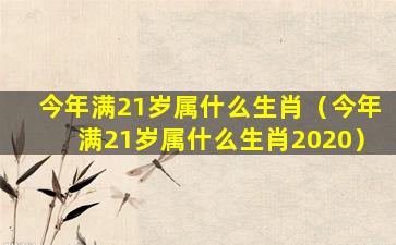 今年满21岁属什么生肖（今年满21岁属什么生肖2020）