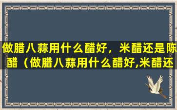 做腊八蒜用什么醋好，米醋还是陈醋（做腊八蒜用什么醋好,米醋还是陈醋好吃）