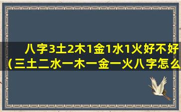 八字3土2木1金1水1火好不好（三土二水一木一金一火八字怎么样）