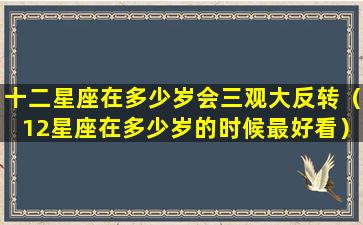 十二星座在多少岁会三观大反转（12星座在多少岁的时候最好看）