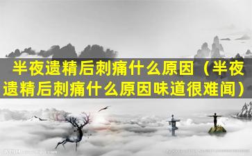 半夜遗精后刺痛什么原因（半夜遗精后刺痛什么原因味道很难闻）