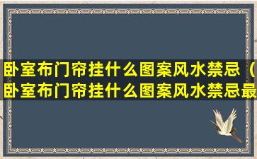 卧室布门帘挂什么图案风水禁忌（卧室布门帘挂什么图案风水禁忌最好）