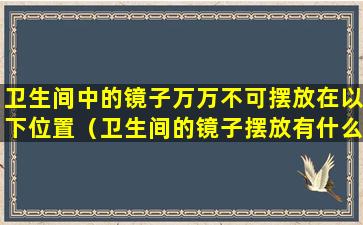 卫生间中的镜子万万不可摆放在以下位置（卫生间的镜子摆放有什么讲究）