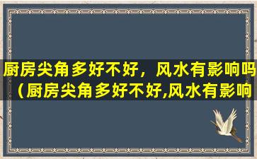 厨房尖角多好不好，风水有影响吗（厨房尖角多好不好,风水有影响吗）