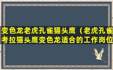 变色龙老虎孔雀猫头鹰（老虎孔雀考拉猫头鹰变色龙适合的工作岗位）