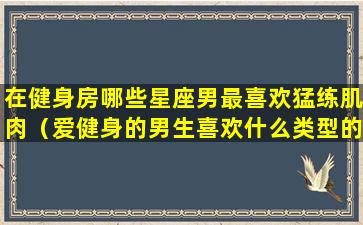 在健身房哪些星座男最喜欢猛练肌肉（爱健身的男生喜欢什么类型的女生）