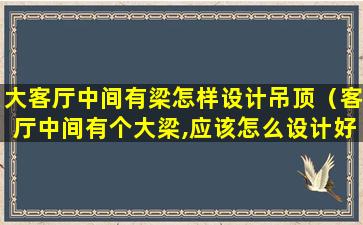 大客厅中间有梁怎样设计吊顶（客厅中间有个大梁,应该怎么设计好看）