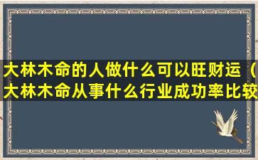 大林木命的人做什么可以旺财运（大林木命从事什么行业成功率比较高）