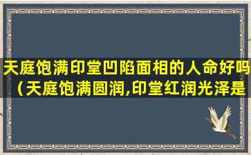 天庭饱满印堂凹陷面相的人命好吗（天庭饱满圆润,印堂红润光泽是什么意思）