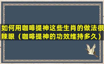 如何用咖啡提神这些生肖的做法很辣眼（咖啡提神的功效维持多久）