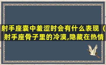 射手座囊中羞涩时会有什么表现（射手座骨子里的冷漠,隐藏在热情退却的最深处）