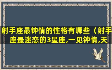 射手座最钟情的性格有哪些（射手座最迷恋的3星座,一见钟情,天作之合）