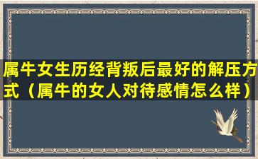 属牛女生历经背叛后最好的解压方式（属牛的女人对待感情怎么样）