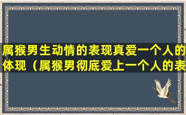 属猴男生动情的表现真爱一个人的体现（属猴男彻底爱上一个人的表现）