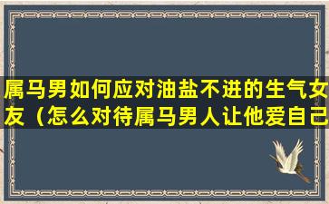 属马男如何应对油盐不进的生气女友（怎么对待属马男人让他爱自己）