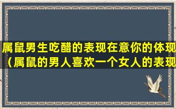 属鼠男生吃醋的表现在意你的体现（属鼠的男人喜欢一个女人的表现）