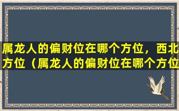 属龙人的偏财位在哪个方位，西北方位（属龙人的偏财位在哪个方位,西北方位）