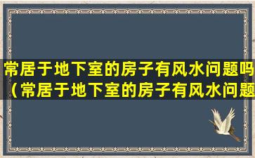 常居于地下室的房子有风水问题吗（常居于地下室的房子有风水问题吗怎么解决）