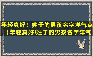 年轻真好！姓于的男孩名字洋气点（年轻真好!姓于的男孩名字洋气点）