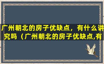 广州朝北的房子优缺点，有什么讲究吗（广州朝北的房子优缺点,有什么讲究吗）