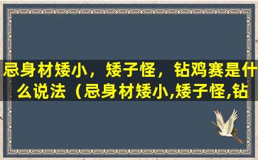 忌身材矮小，矮子怪，钻鸡赛是什么说法（忌身材矮小,矮子怪,钻鸡赛是什么说法）