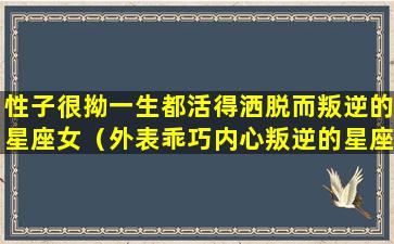 性子很拗一生都活得洒脱而叛逆的星座女（外表乖巧内心叛逆的星座女）