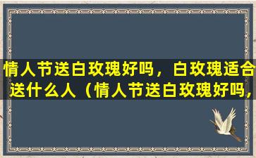 情人节送白玫瑰好吗，白玫瑰适合送什么人（情人节送白玫瑰好吗,白玫瑰适合送什么人）