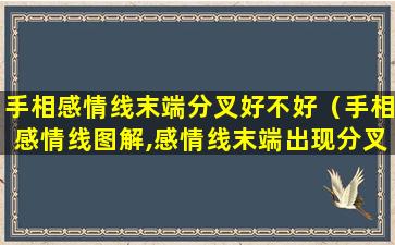 手相感情线末端分叉好不好（手相感情线图解,感情线末端出现分叉好吗）