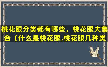 桃花眼分类都有哪些，桃花眼大集合（什么是桃花眼,桃花眼几种类型的分析）