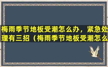 梅雨季节地板受潮怎么办，紧急处理有三招（梅雨季节地板受潮怎么办,紧急处理有三招）