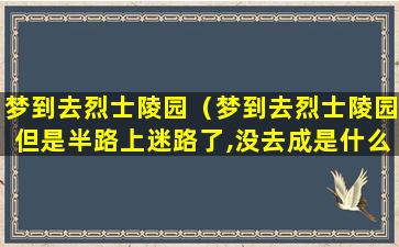 梦到去烈士陵园（梦到去烈士陵园但是半路上迷路了,没去成是什么意思）