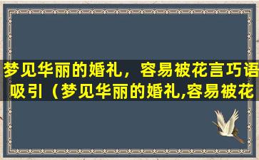 梦见华丽的婚礼，容易被花言巧语吸引（梦见华丽的婚礼,容易被花言巧语吸引）