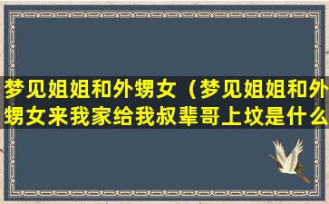 梦见姐姐和外甥女（梦见姐姐和外甥女来我家给我叔辈哥上坟是什么意思）