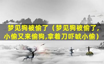 梦见狗被偷了（梦见狗被偷了,小偷又来偷狗,拿着刀吓唬小偷）