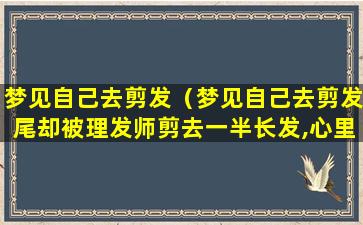 梦见自己去剪发（梦见自己去剪发尾却被理发师剪去一半长发,心里不舒服）