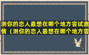 测你的恋人最想在哪个地方尝试激情（测你的恋人最想在哪个地方尝试激情的事情）