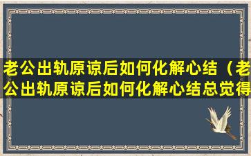 老公出轨原谅后如何化解心结（老公出轨原谅后如何化解心结总觉得恶心）