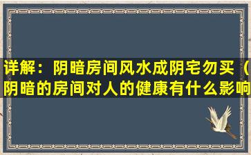 详解：阴暗房间风水成阴宅勿买（阴暗的房间对人的健康有什么影响）