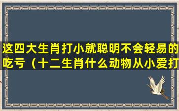 这四大生肖打小就聪明不会轻易的吃亏（十二生肖什么动物从小爱打架）