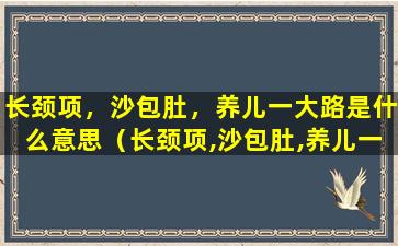 长颈项，沙包肚，养儿一大路是什么意思（长颈项,沙包肚,养儿一大路是什么意思）