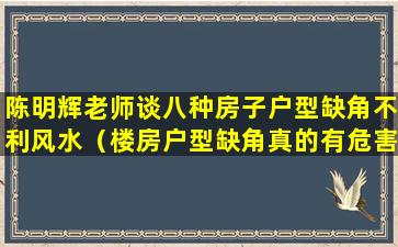 陈明辉老师谈八种房子户型缺角不利风水（楼房户型缺角真的有危害吗）