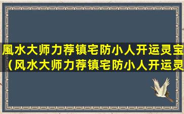 風水大师力荐镇宅防小人开运灵宝（风水大师力荐镇宅防小人开运灵宝）