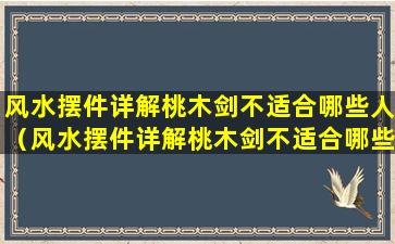 风水摆件详解桃木剑不适合哪些人（风水摆件详解桃木剑不适合哪些人佩戴）