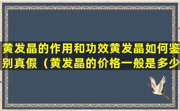 黄发晶的作用和功效黄发晶如何鉴别真假（黄发晶的价格一般是多少钱一克）